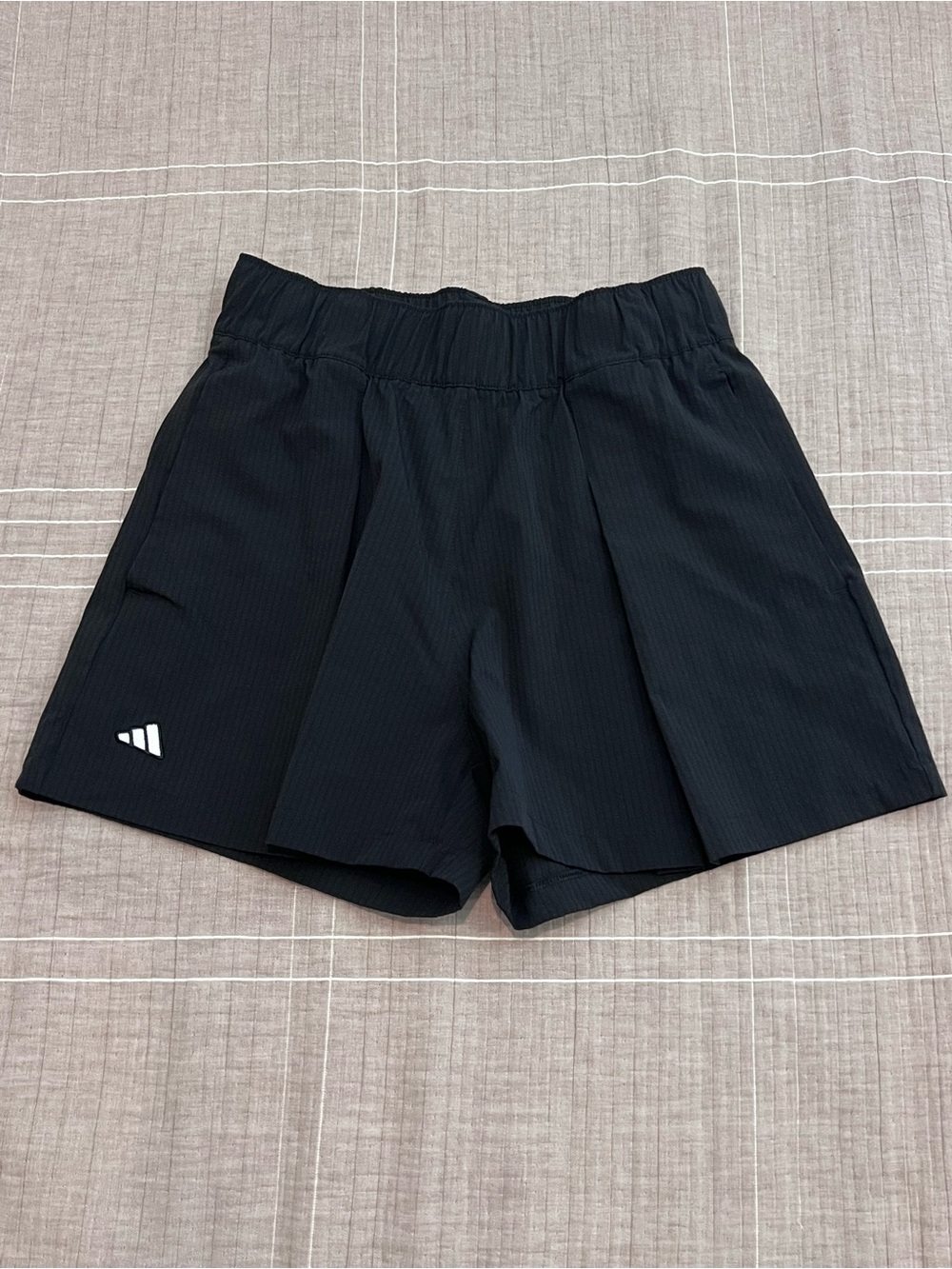 Adidas Black Athletic Shorts with Logo